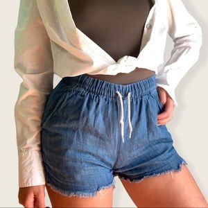Madewell high waisted cut off shorts